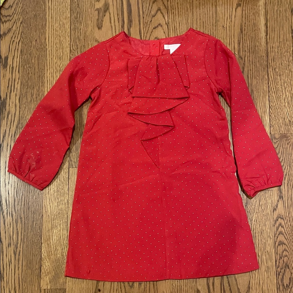 Janie and Jack Red Polka Dot Dress